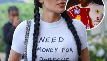 世界杯在线直播-热恋！金卡身穿“需要钱买法拉利”短袖 与汉密尔顿不同框仍腻歪|卡戴珊|刘易斯·汉密尔顿|赛车|大奖赛|刘易斯_新浪体育_新浪新闻